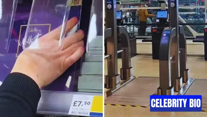 tesco sliding anti-shoplifting devices