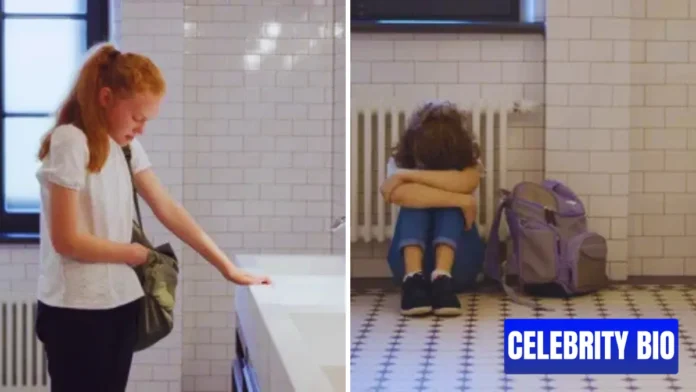 pupil left alone school toilet