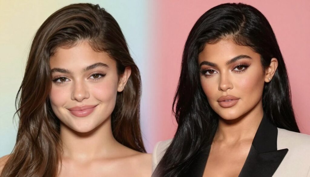 kylie jenner beauty evolution